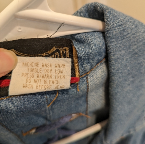 Vintage Blue Denim Dress 90s/Y2K fashion - Picture 8 of 12